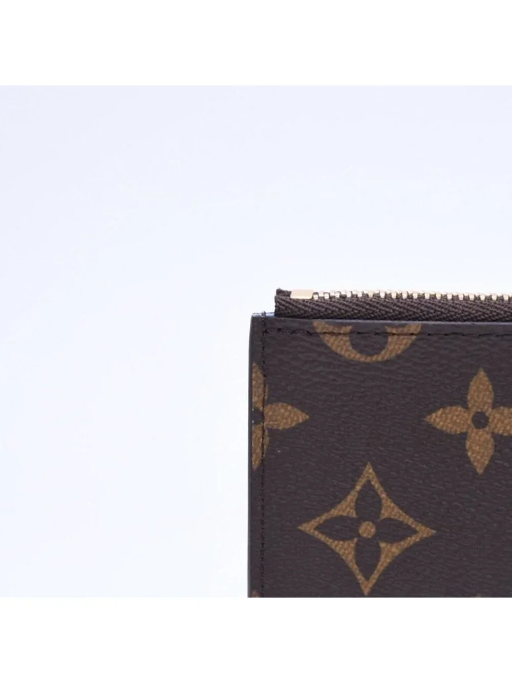 Louis Vuitton Card Case Romy Coin Purse Monogram Blue Frost